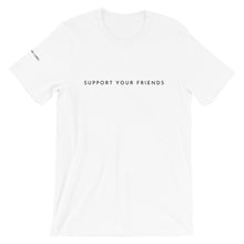 Load image into Gallery viewer, White basic tee. Shop Moxie The Label for empowering tees with powerful and sassy statements. Slow fashion and sweatshop free. Wear it for the perfect oversized t-shirt outfit, tucked in for a bit of prep, or tied up for the cropped look.